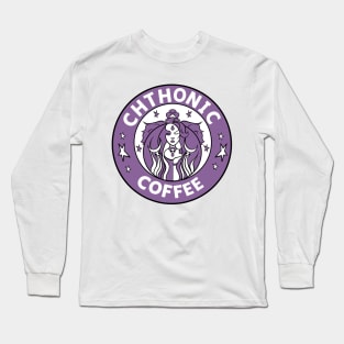 HADES Chthonic Coffee - Nyx Purple Long Sleeve T-Shirt